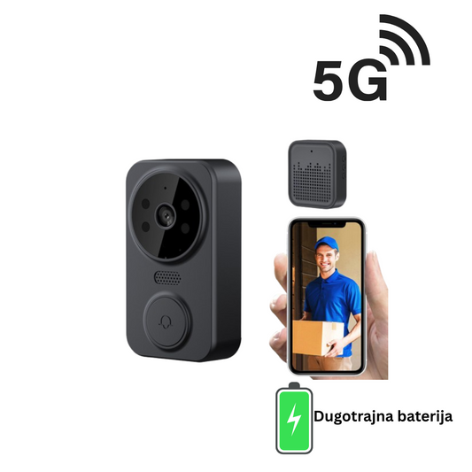 Kućno Zvonce Sa Kamerom i Zvučnikom 5G